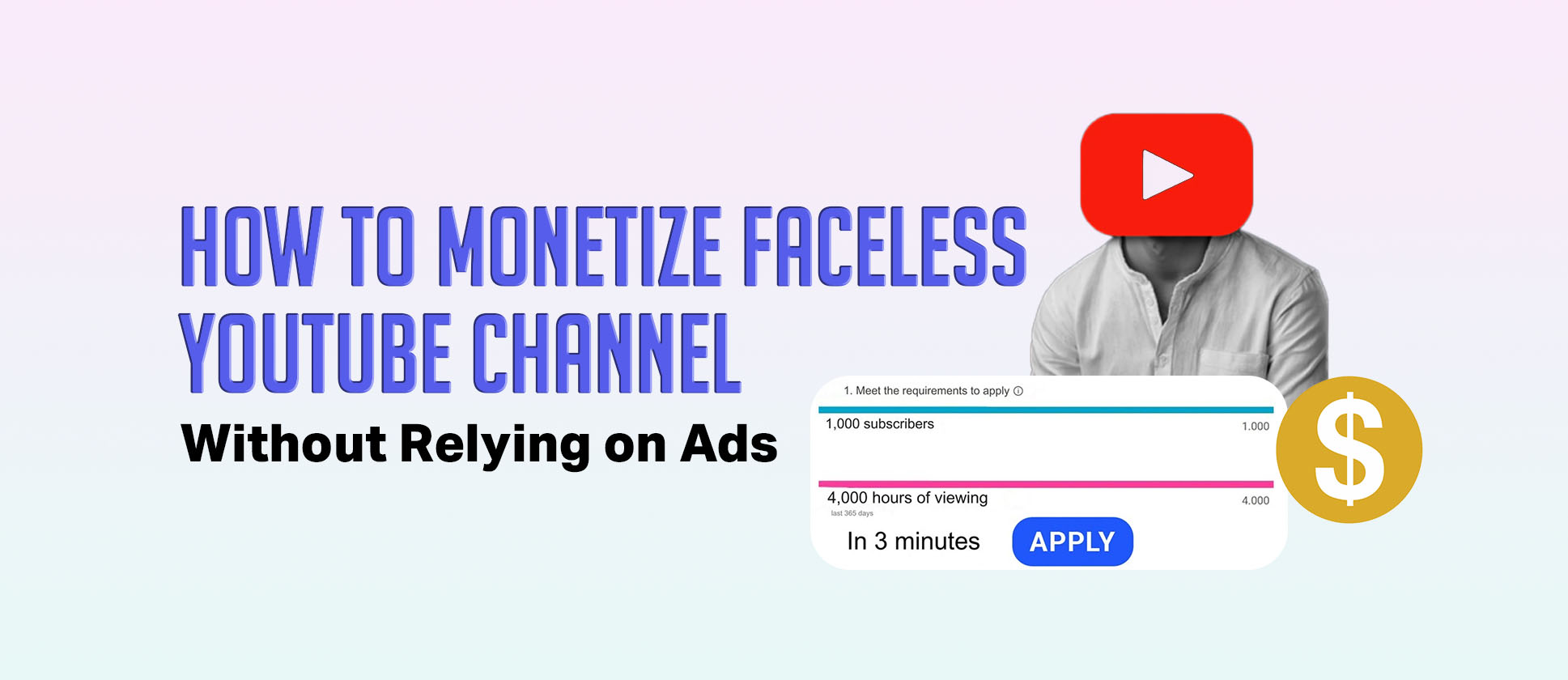 Faceless YouTube & Content Monetization for Kenyans: Earn from Views Without Showing Your Face