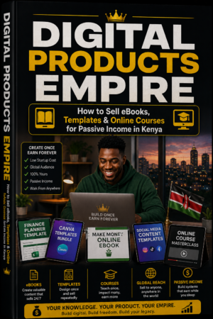 DIGITAL PRODUCTS EMPIRE:How to Sell eBooks, Templates & Online Courses for Passive Income in Kenya
